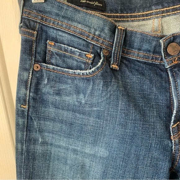 Citizens of Humanity Ingrid# 002 Stretch Low Waist Flare size 27 - Picture 7 of 12